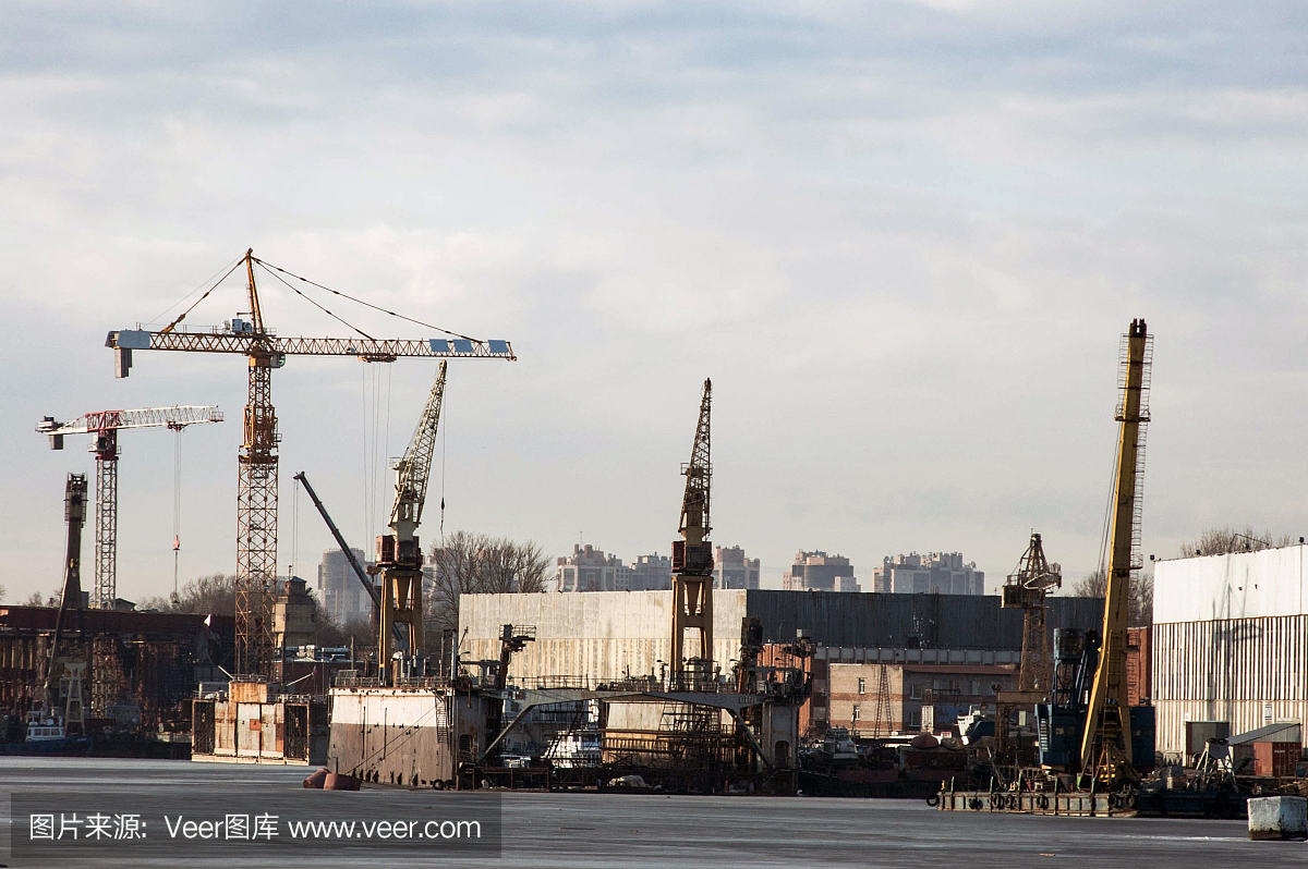 城市工業(yè)景觀。