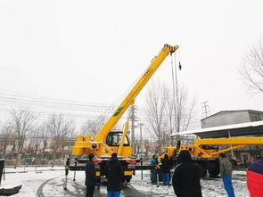 好吊車,森源造 風(fēng)雪難阻客戶看車熱情
